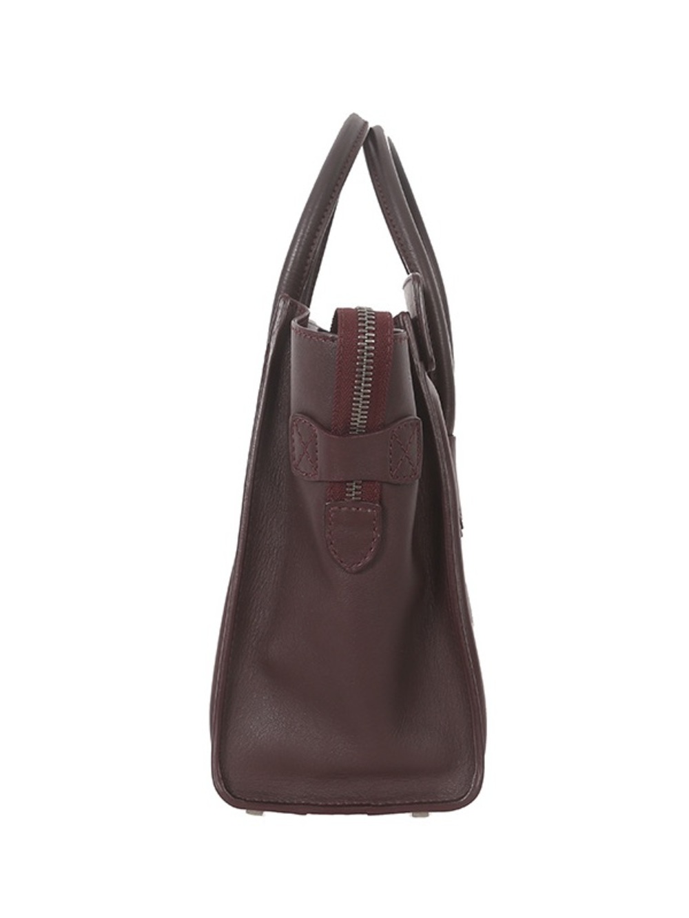 ♥️ Celine Burgundy Leather Mini Luggage Tote ♥️ - Picture 4 of 16